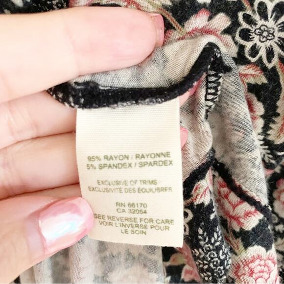 Intimately Free People Boho Florals Bodycon Tunic Dress Small - Picture 6 of 6